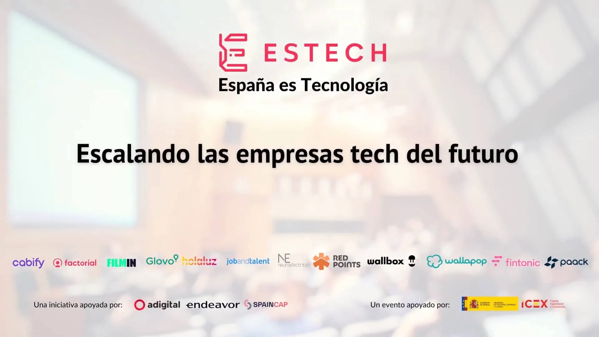 Presentación institucional de EsTech en Madrid
